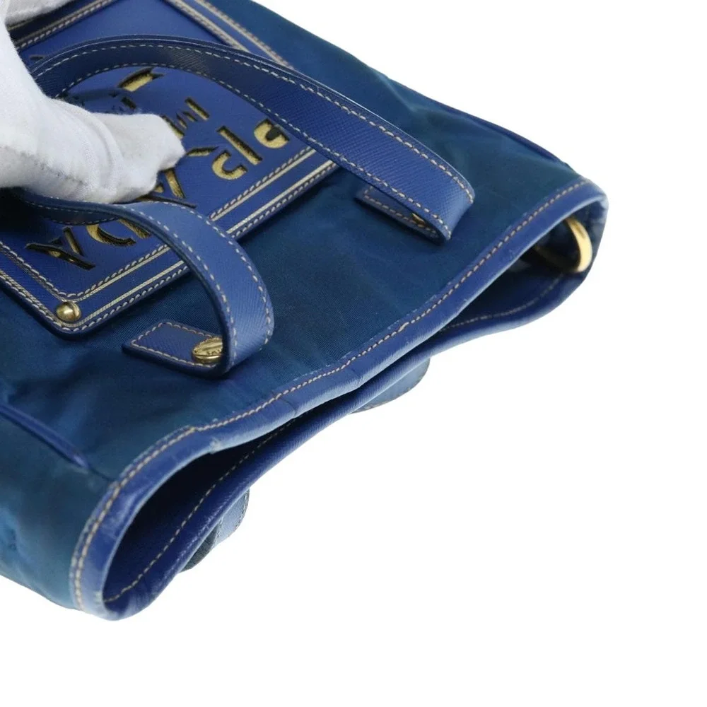 💎✨BEAUTIFUL✨💎 PRADA Hand Bag Nylon 2way Blue - Picture 7 of 16